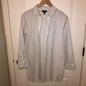 J. Crew Long Pinstripe French Cuff Button Down